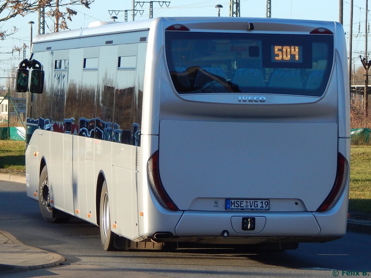 Iveco Crossway der MVVG in Neubrandenburg. 