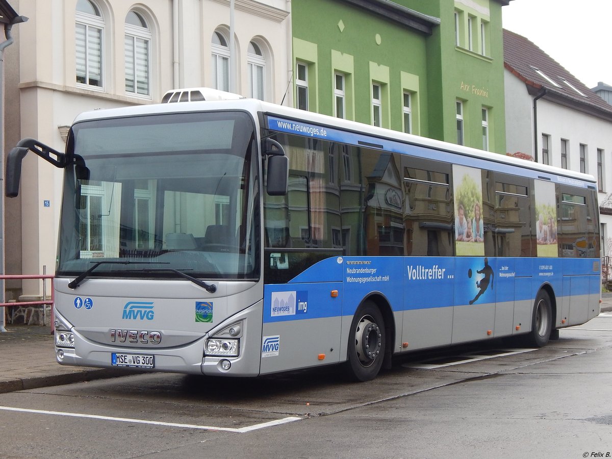 Iveco Crossway der MVVG in Neubrandenburg.