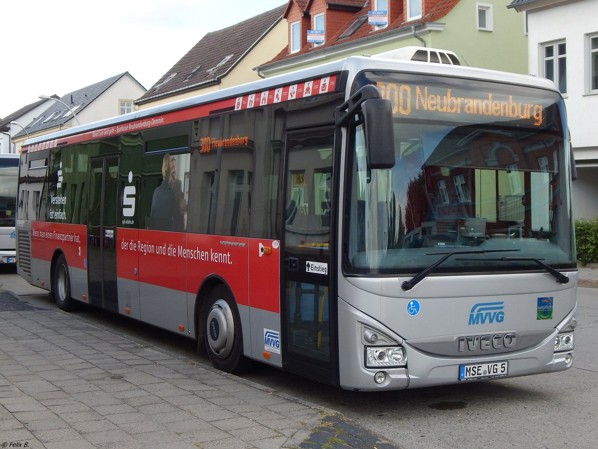 Iveco Crossway der MVVG in Neubrandenburg. 