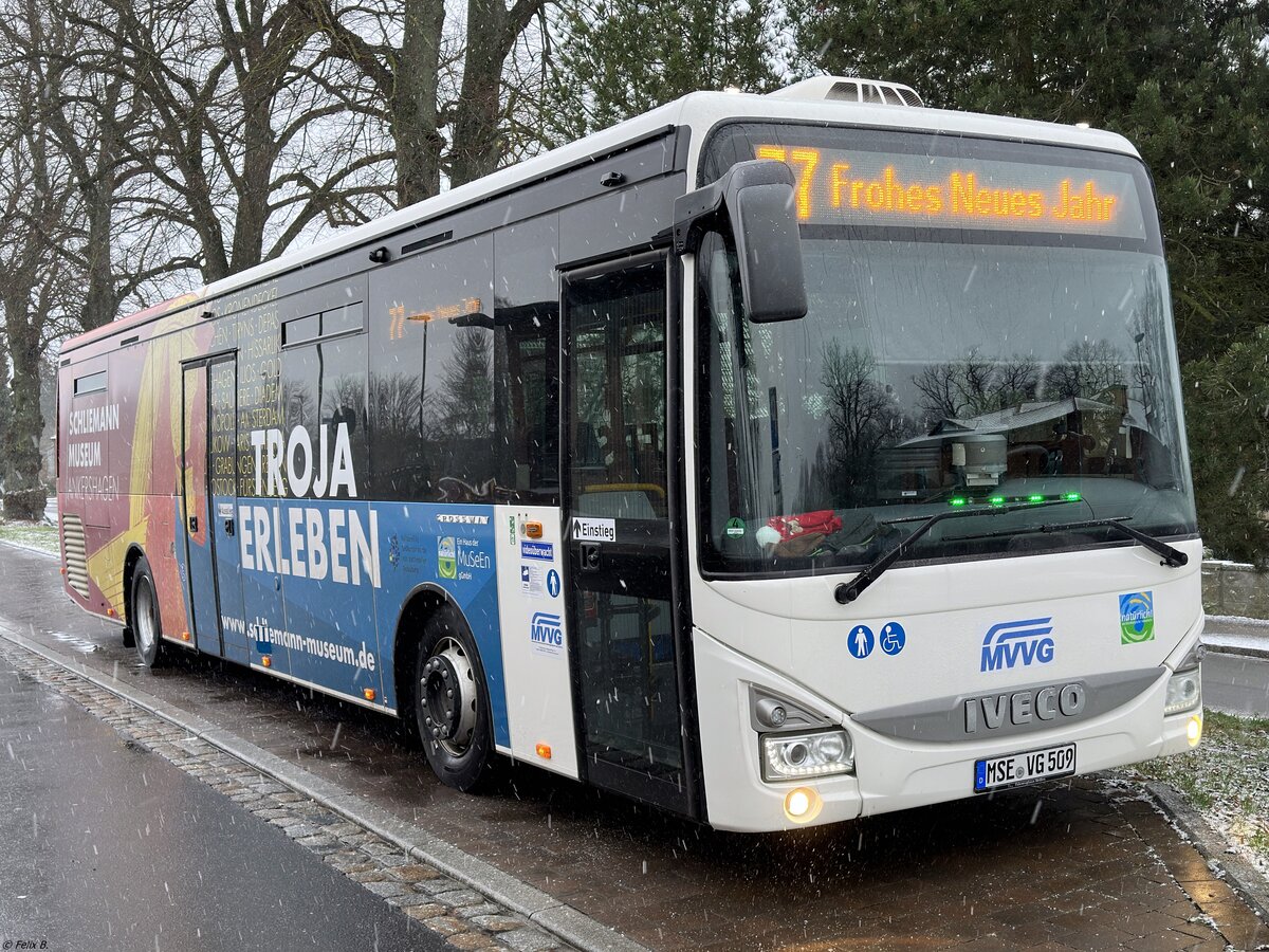 Iveco Crossway der MVVG in Plau am See.