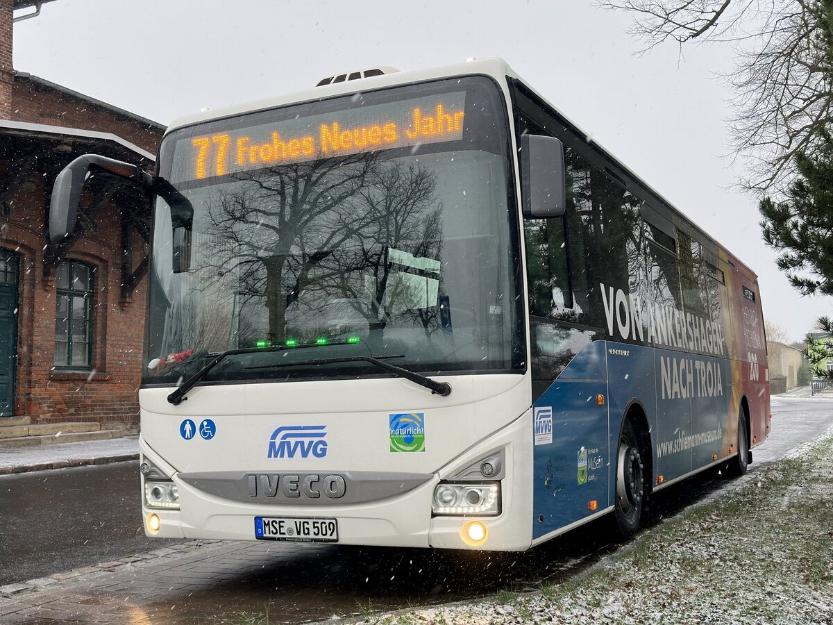 Iveco Crossway der MVVG in Plau am See.