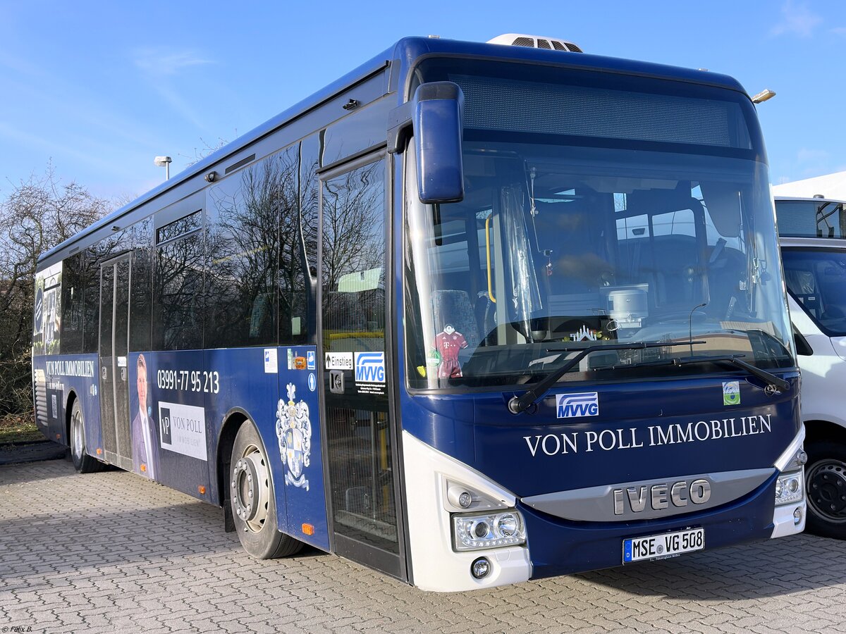 Iveco Crossway der MVVG in Waren.