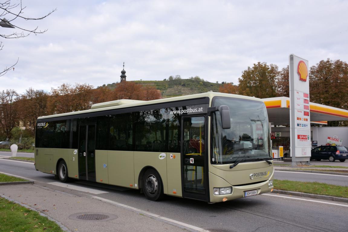 Iveco-Irisbus,Linienbus der �BB 10/2017 in Krems unterwegs.
