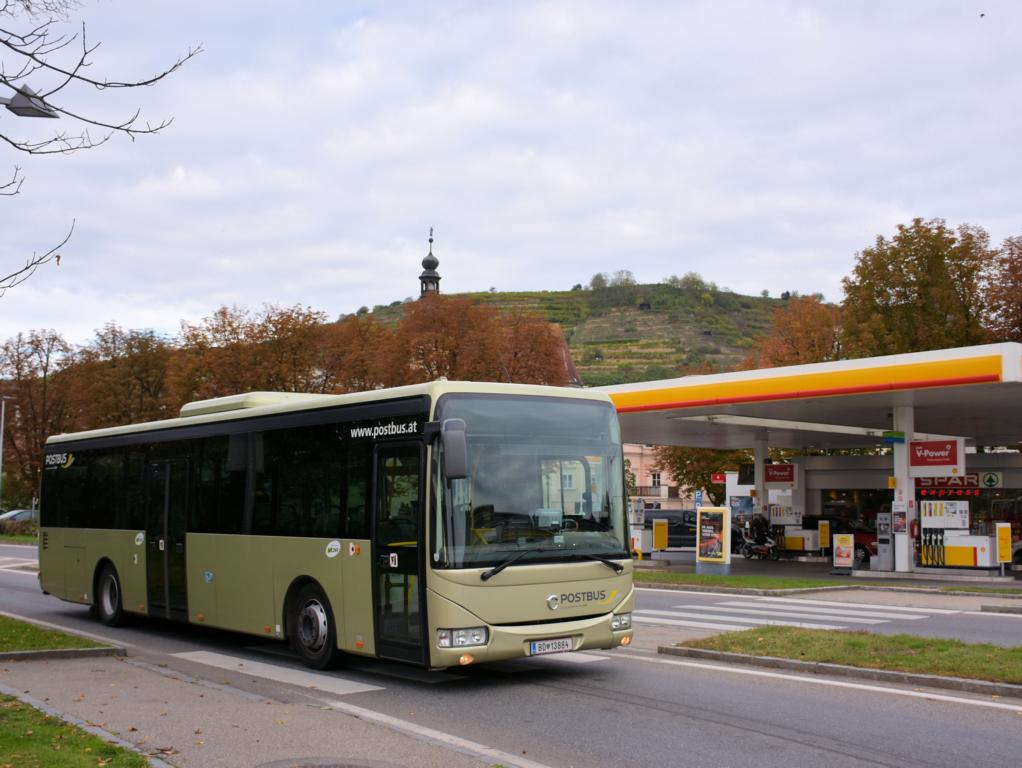 Iveco-Irisbus,Linienbus der �BB 10/2017 in Krems unterwegs.