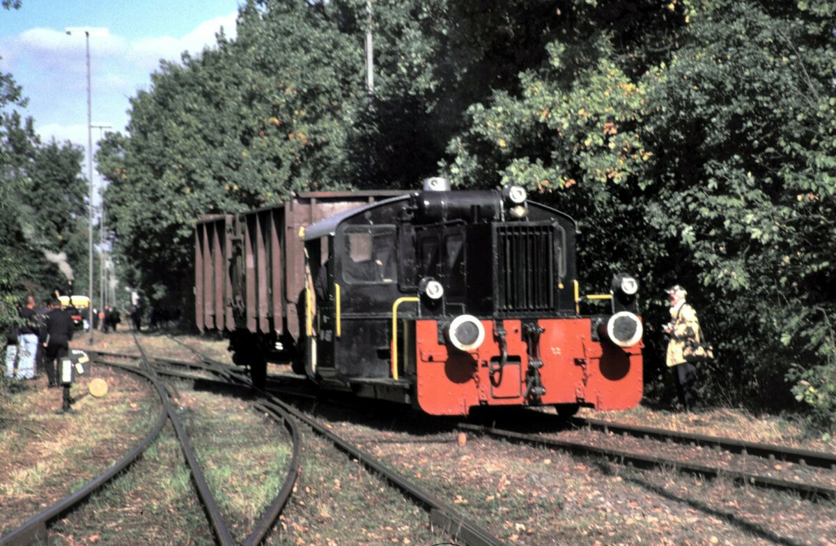 Köf 4667 beim Jubiläum 100 Jahre DB-Eisenbahnmuseum Nürnberg am 16.10.1999.