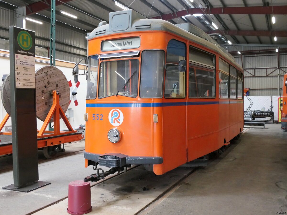 Lowa Wagen 552 der Rostocker Stra�enbahn AG im Depot12 am Tag der offenen T�r.
