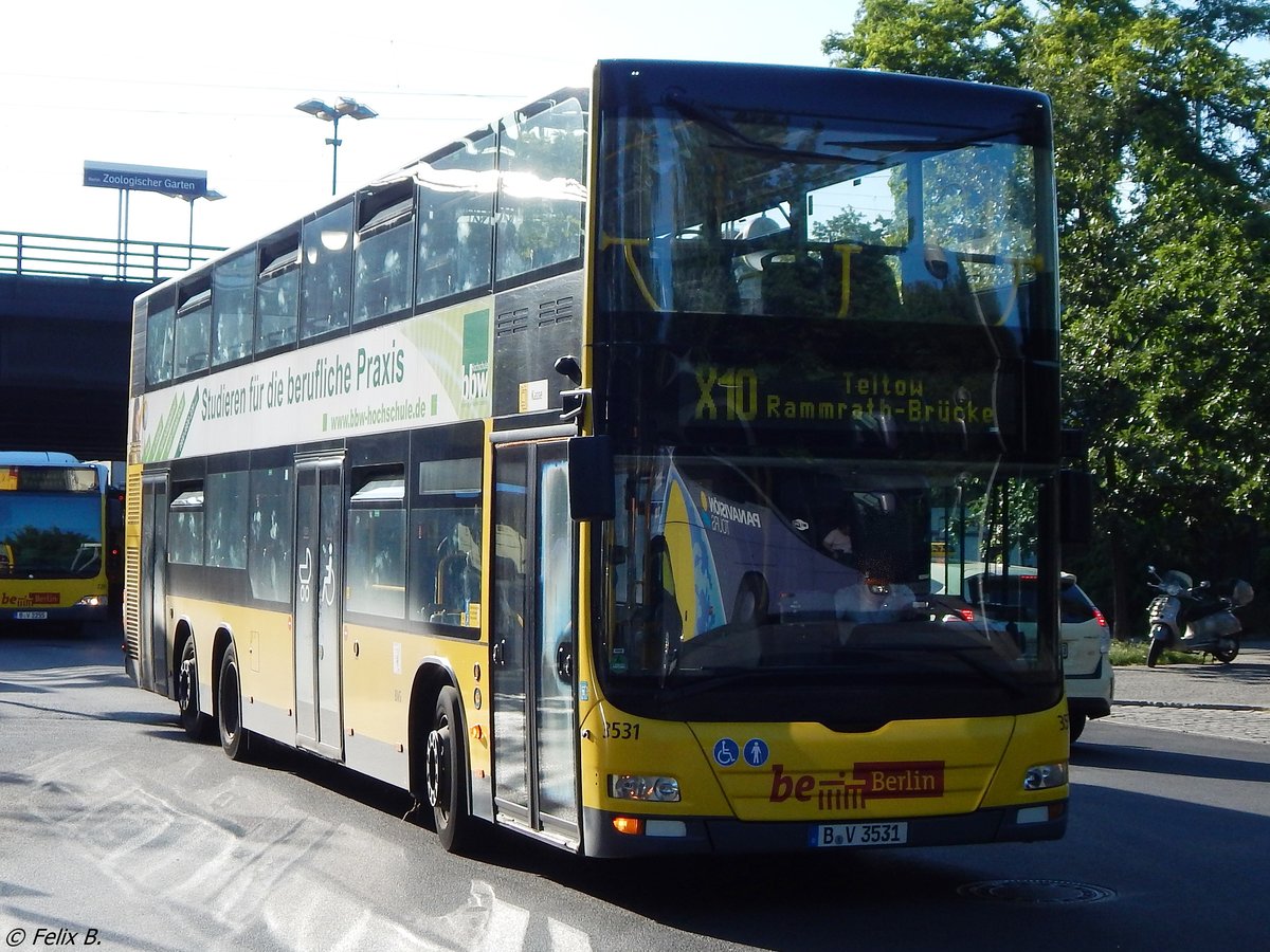 MAN Lion's City DD der BVG in Berlin.