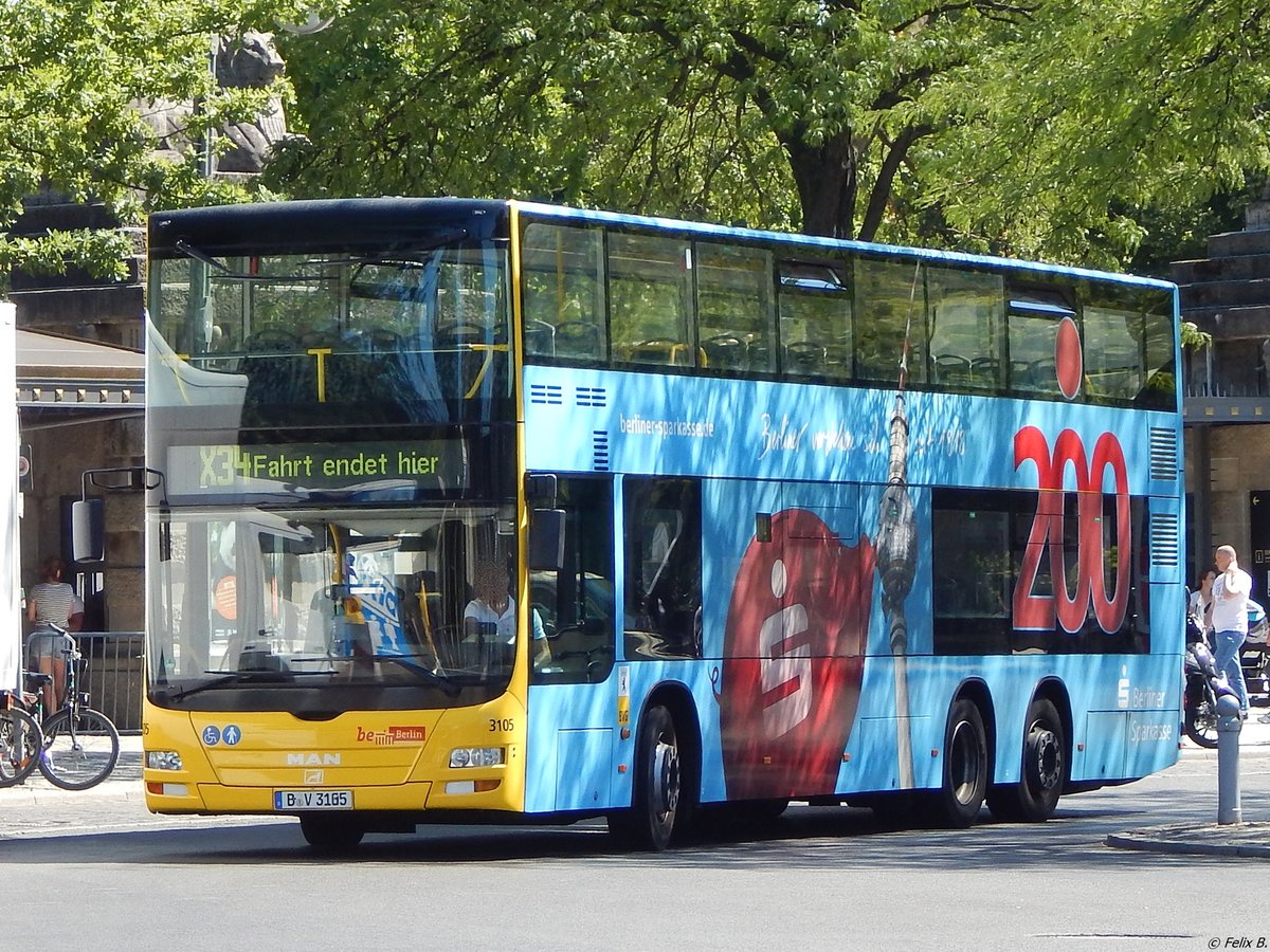 MAN Lion's City DD der BVG in Berlin.
