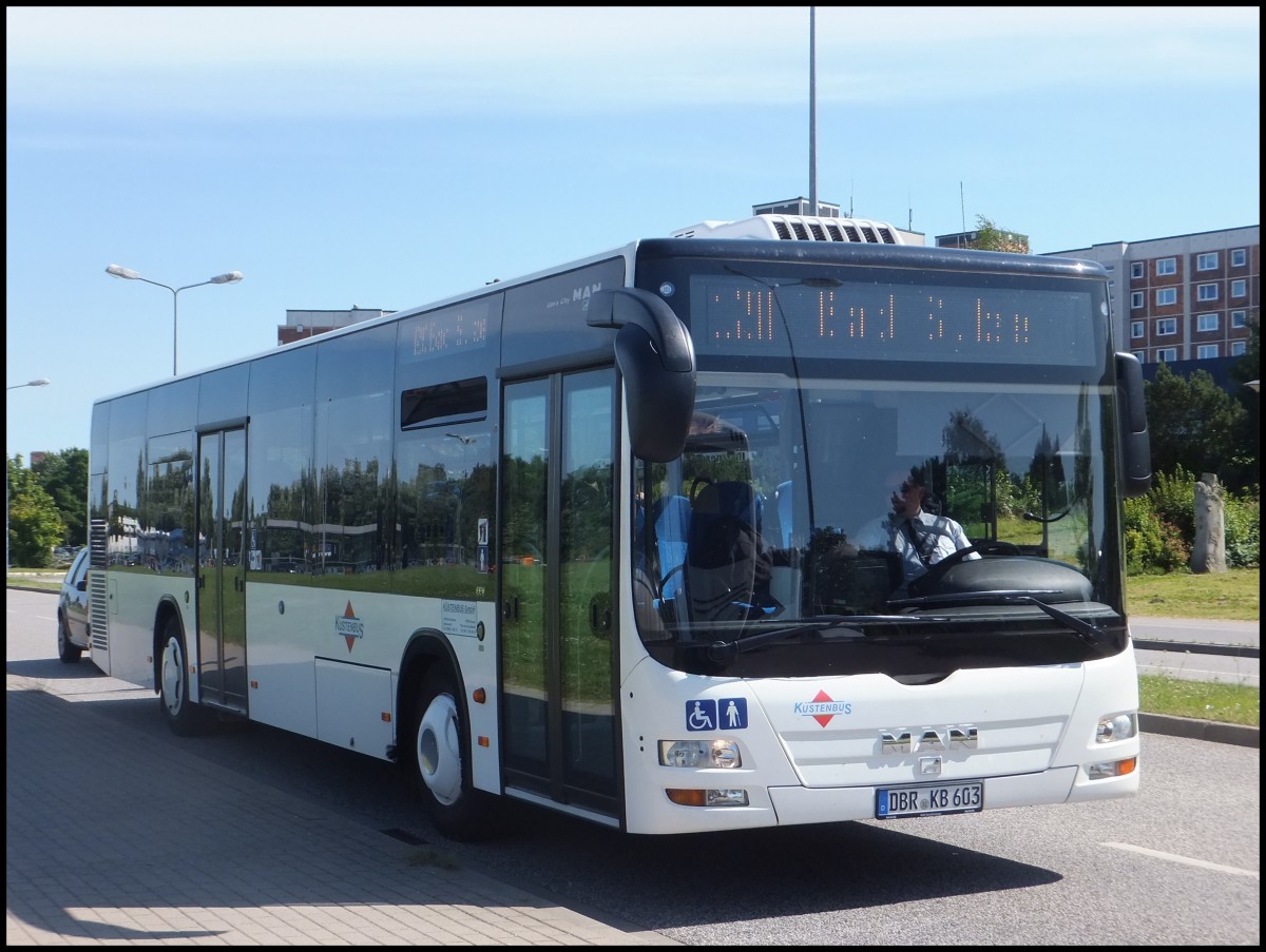 MAN Lion's City der K�stenbus GmbH in Rostock.