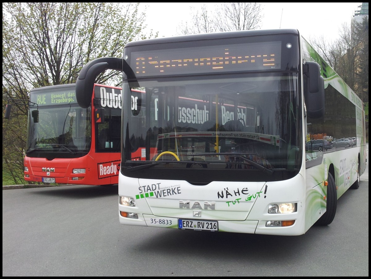 MAN Lion's City vom Regionalverkehr Erzgebirge in Oberwiesenthal.