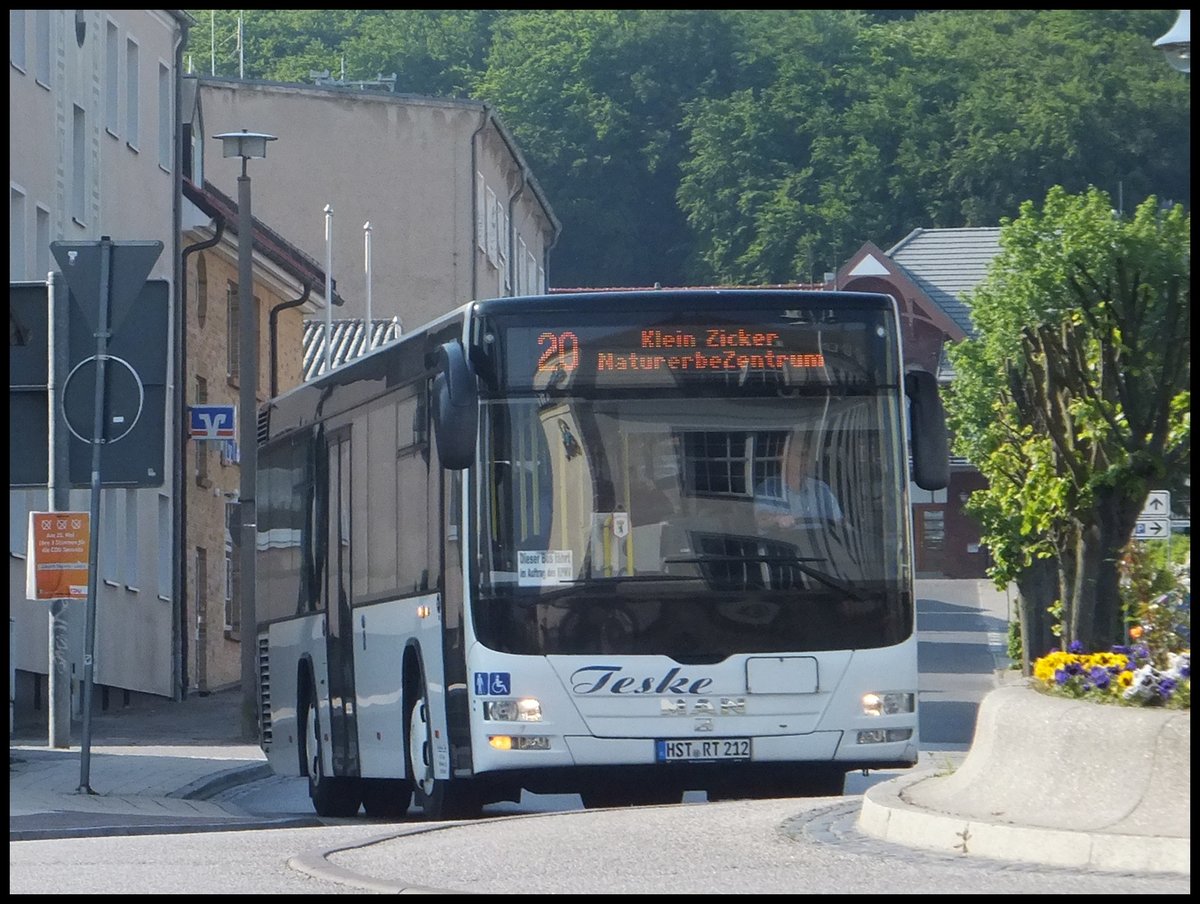 MAN Lion's City Ü LE vom Reisedienst Teske aus Deutschland in Sassnitz.