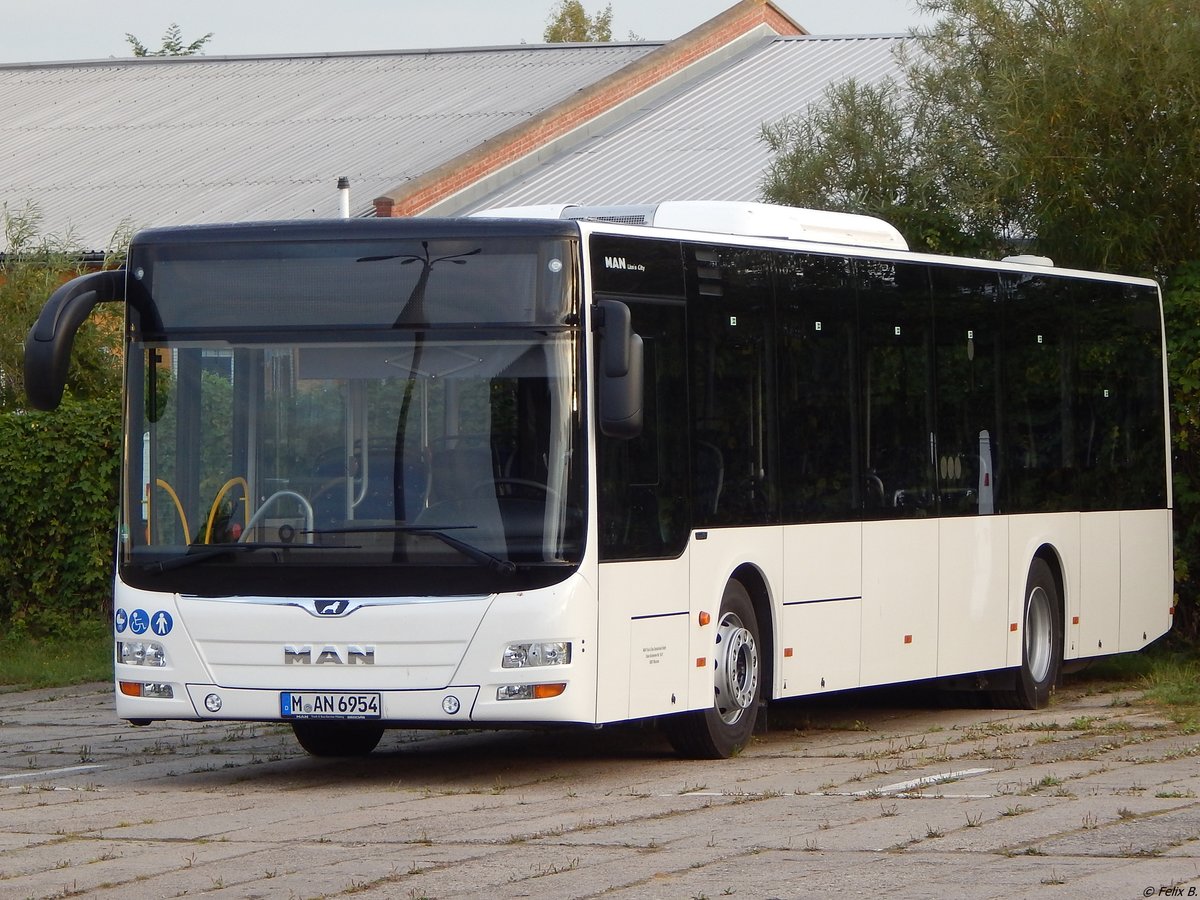 MAN Lion's City Vorfhrwagen bei der MVVG in Neubrandenburg.