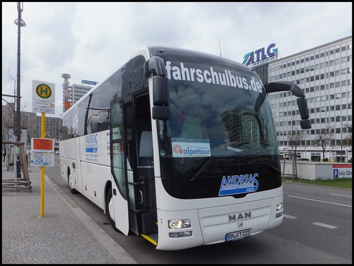 MAN Lion's Coach von Andreas Omnibusgesllschaft mbH aus Deutschland in Berlin.