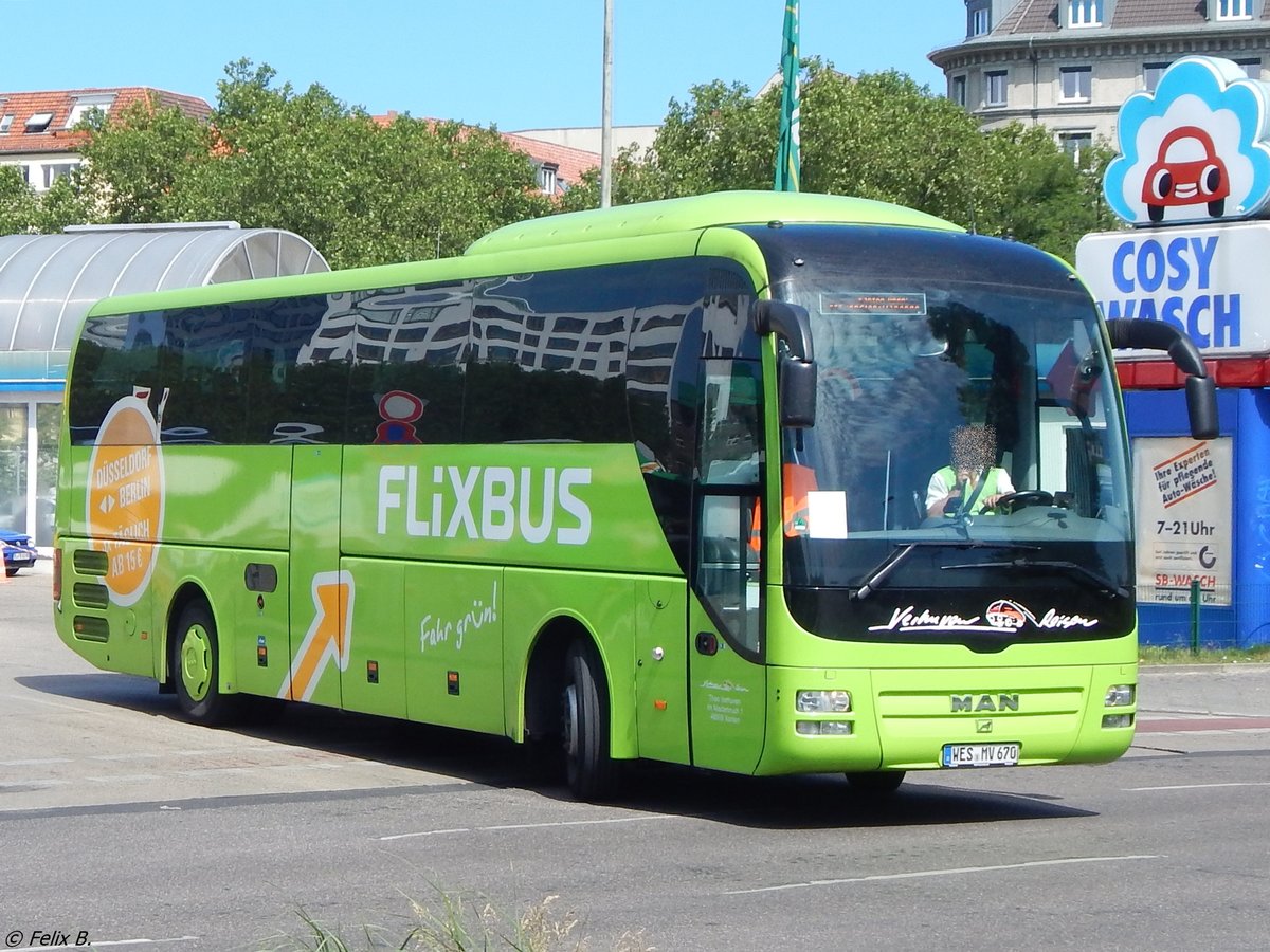 MAN Lion's Coach von Flixbus/Verhuven Reisen aus Deutschland in Berlin.