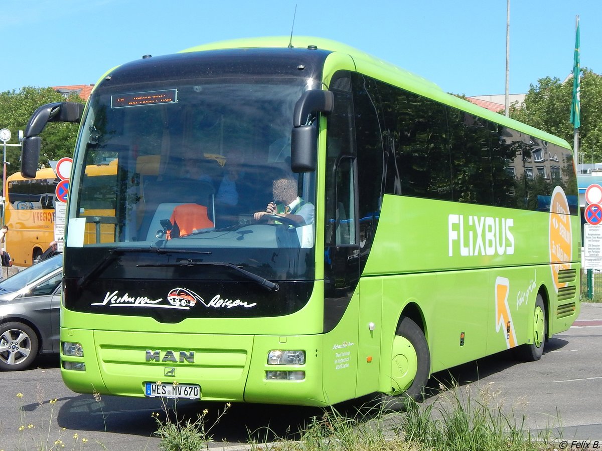 MAN Lion's Coach von Flixbus/Verhuven Reisen aus Deutschland in Berlin.