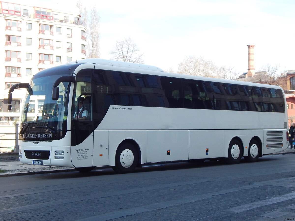 MAN Lion's Coach von P.Krüger-Reisen aus Deutschland in Berlin. 