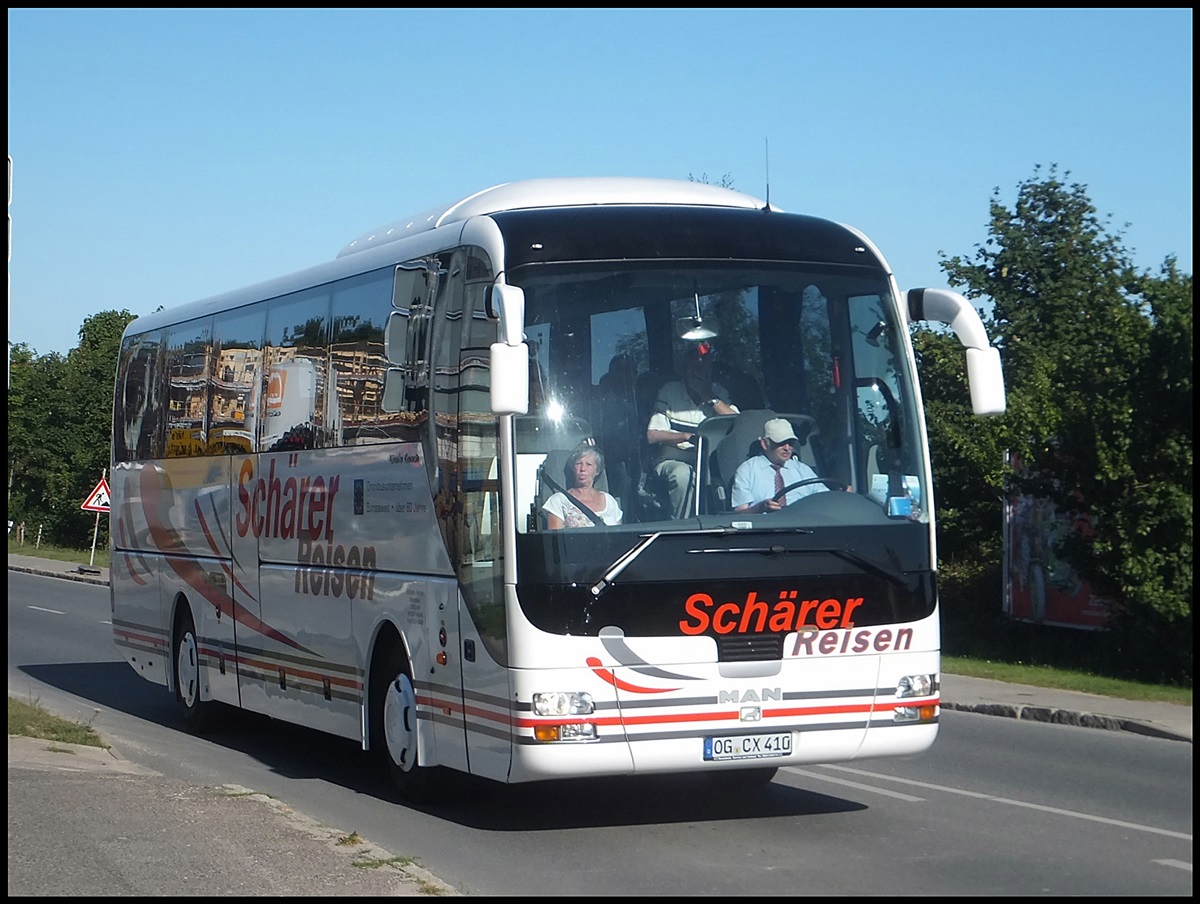 MAN Lion's Coach von Sch�rer Reisen aus Deutschland in Sassnitz.