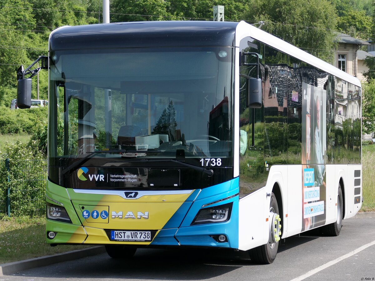 MAN Lion's Intercity LE der VVR in Sassnitz.