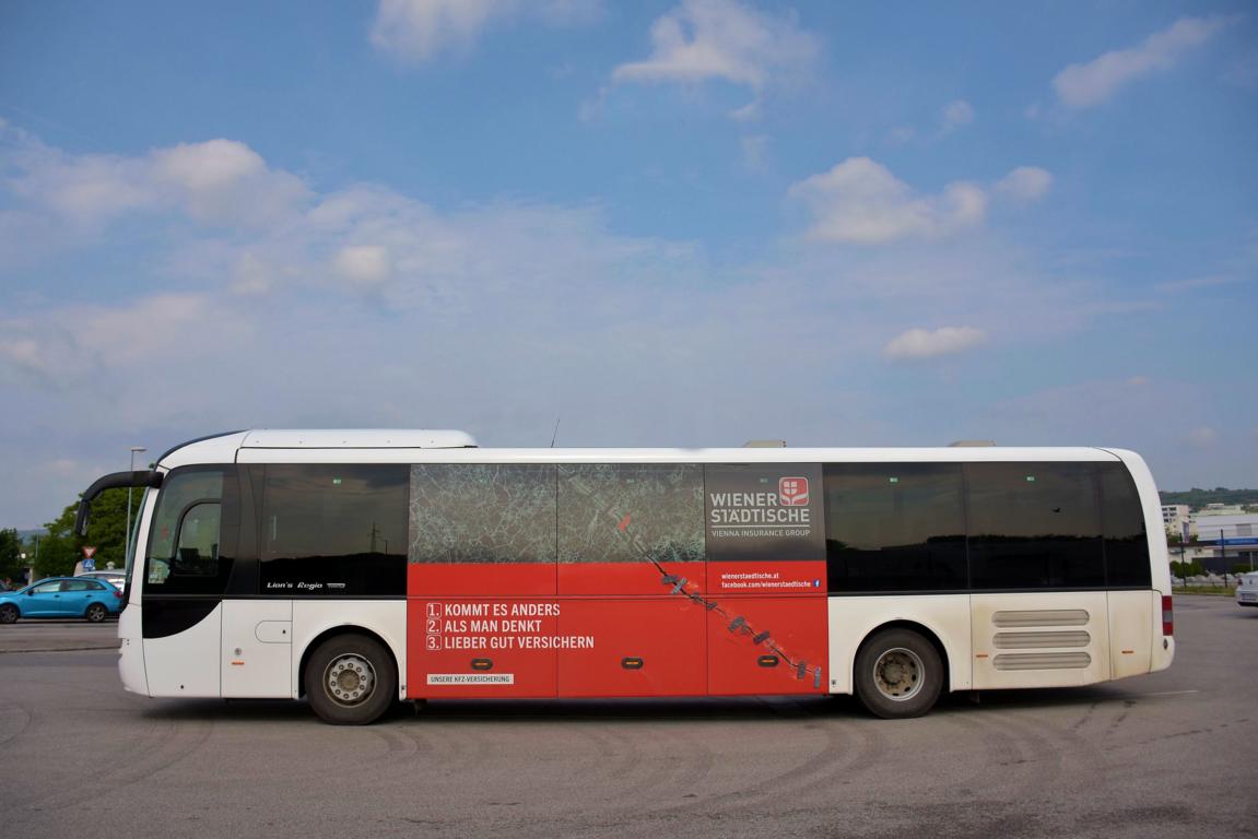 MAN Lion`s Regio Bundesbus der �BB im Mai 2018 in Krems.