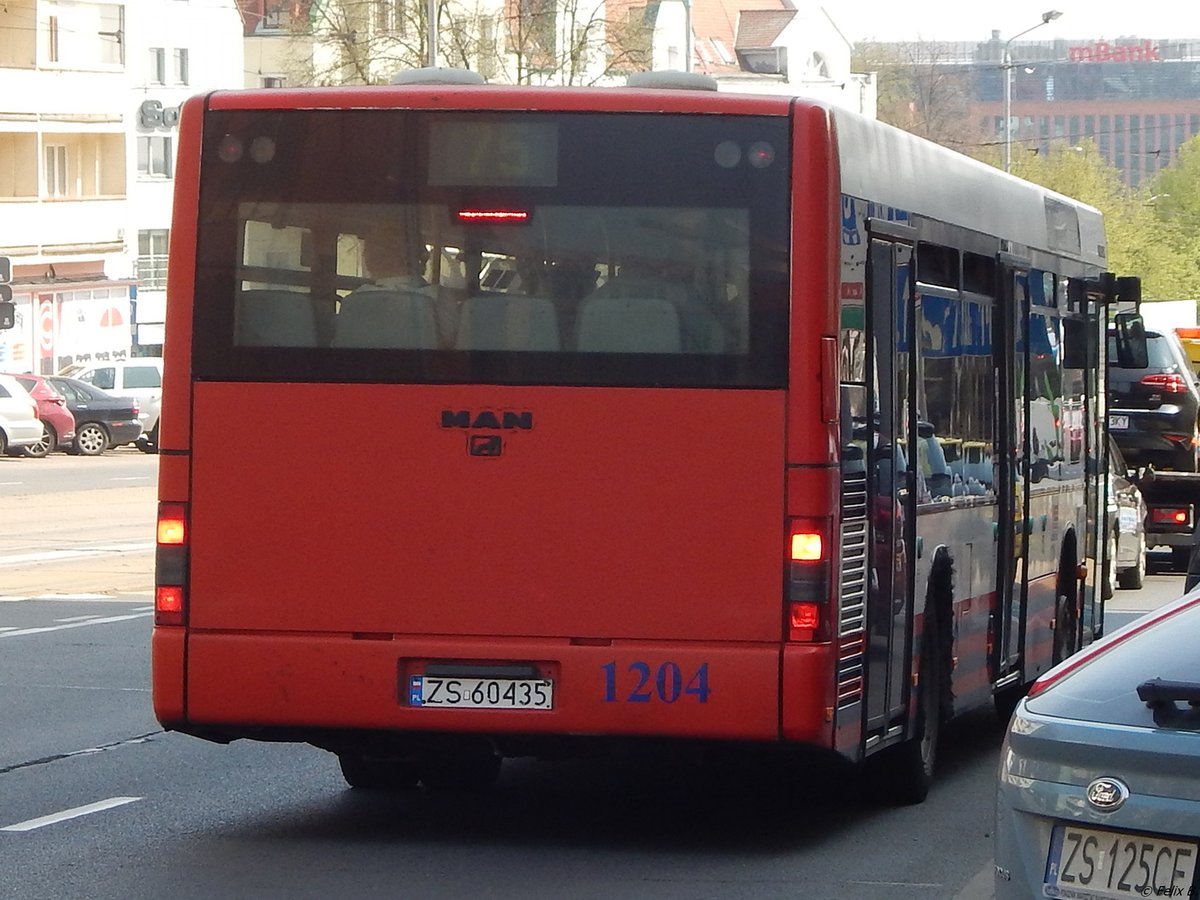 MAN Niederflurbus 2. Generation der SPAK in Stettin.