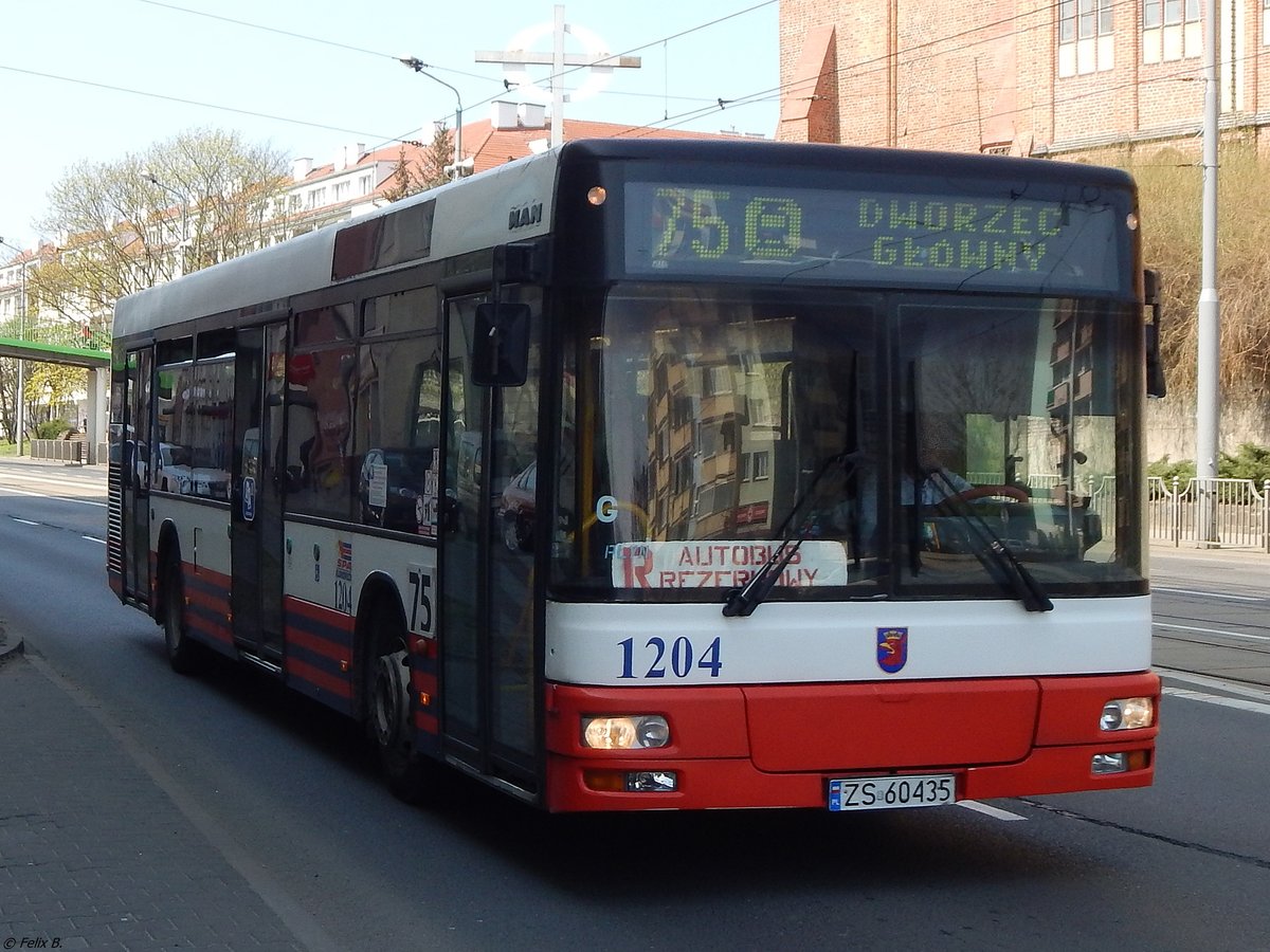 MAN Niederflurbus 2. Generation der SPAK in Stettin.