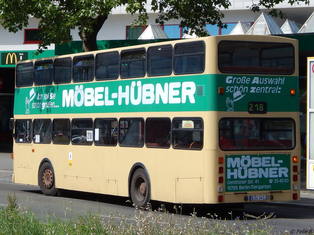 MAN SD 200 von Traditionsbus GmbH Berlin aus Deutschland in Berlin.