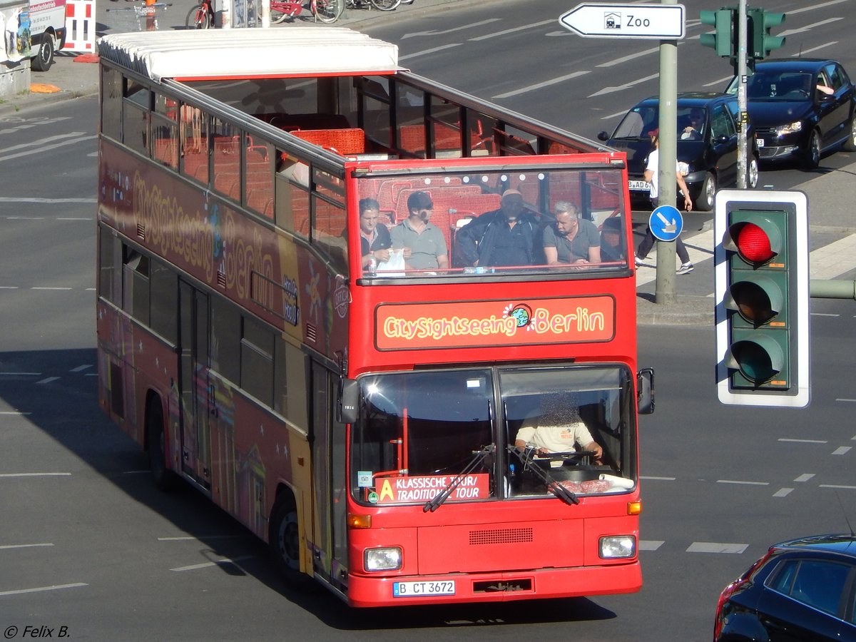 MAN SD 202 von Berlin City Tour in Berlin. 