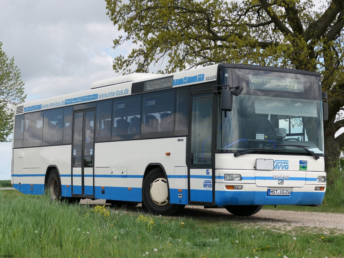 MAN SÜ 283 der MVVG bei Loitz.