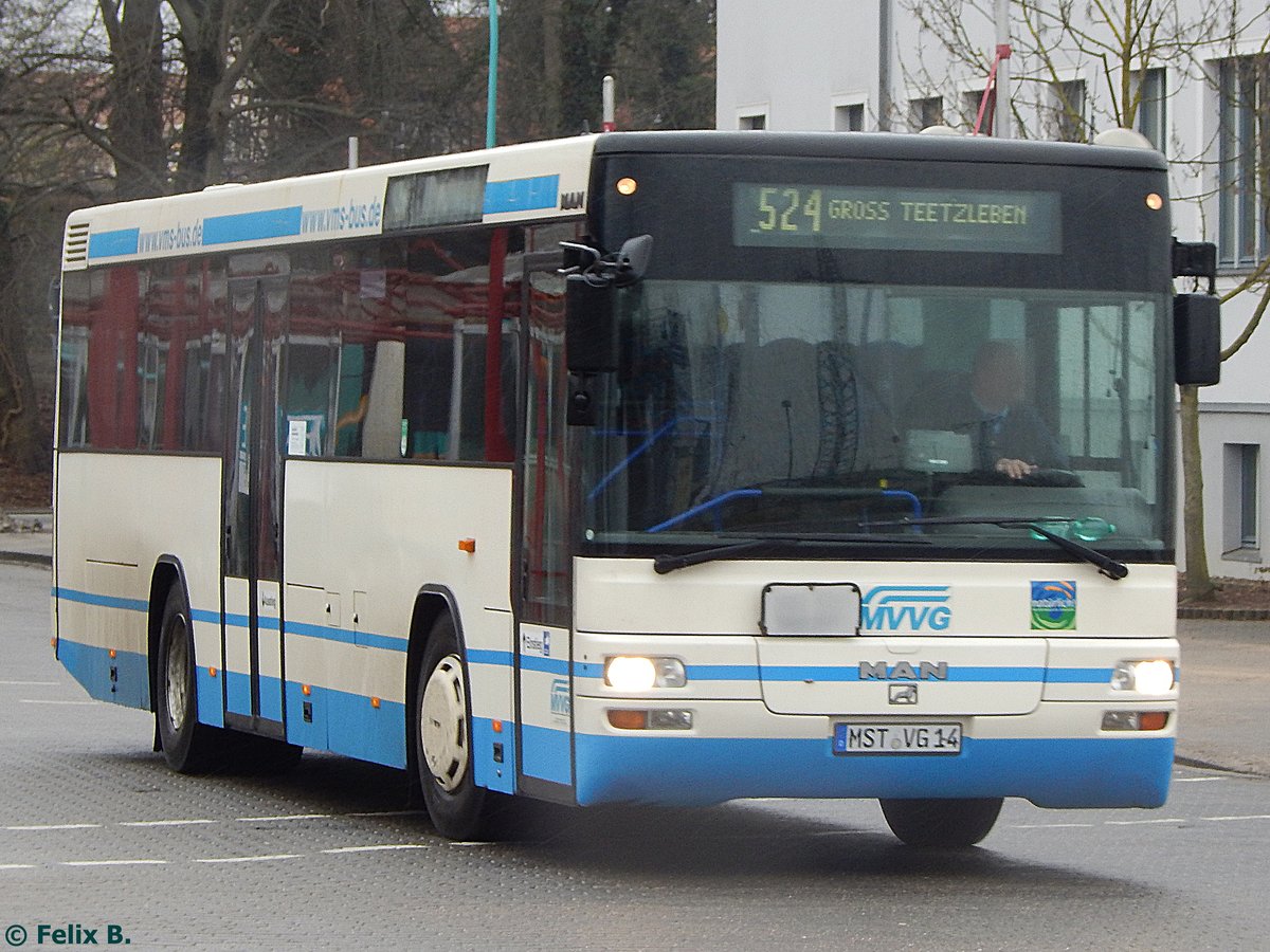 MAN SÜ 283 der MVVG in Neubrandenburg.