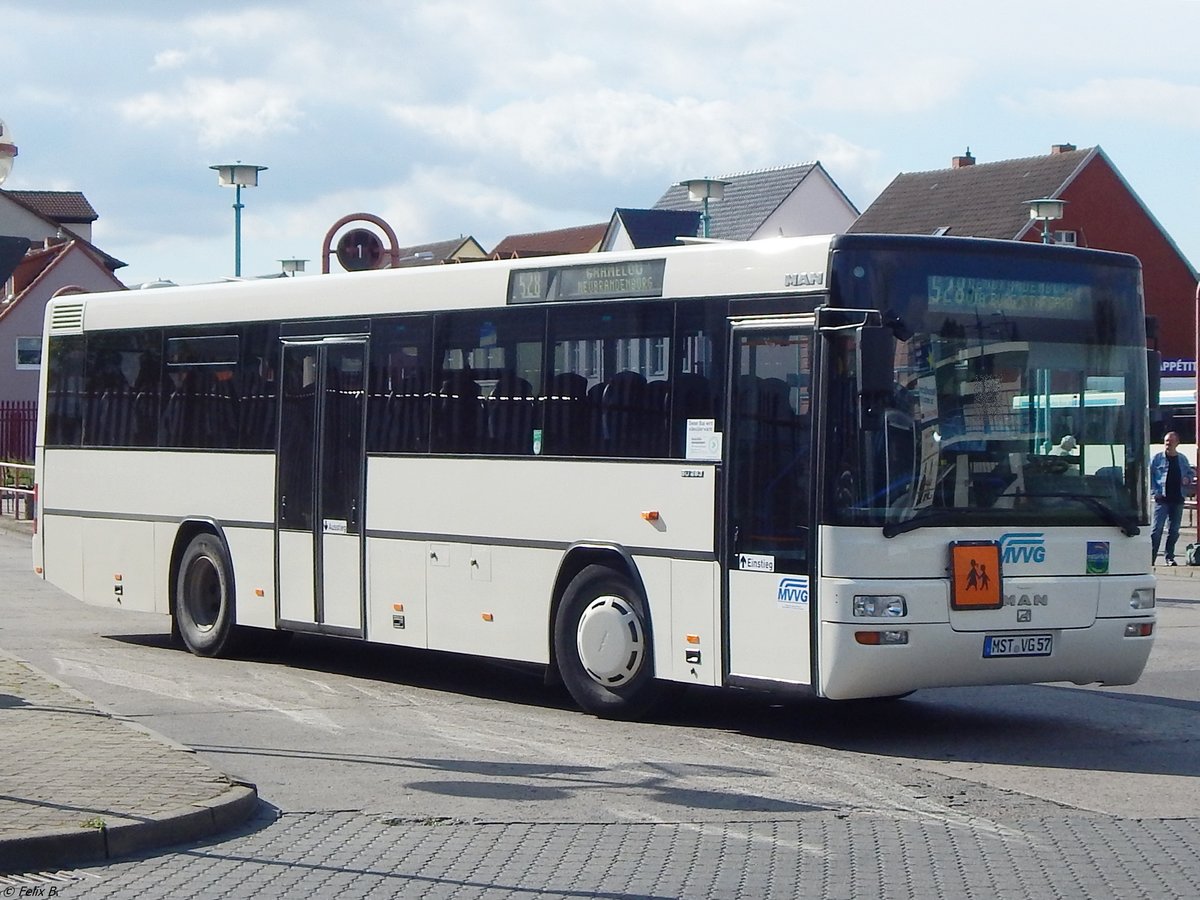 MAN SÜ 283 der MVVG in Neubrandenburg.