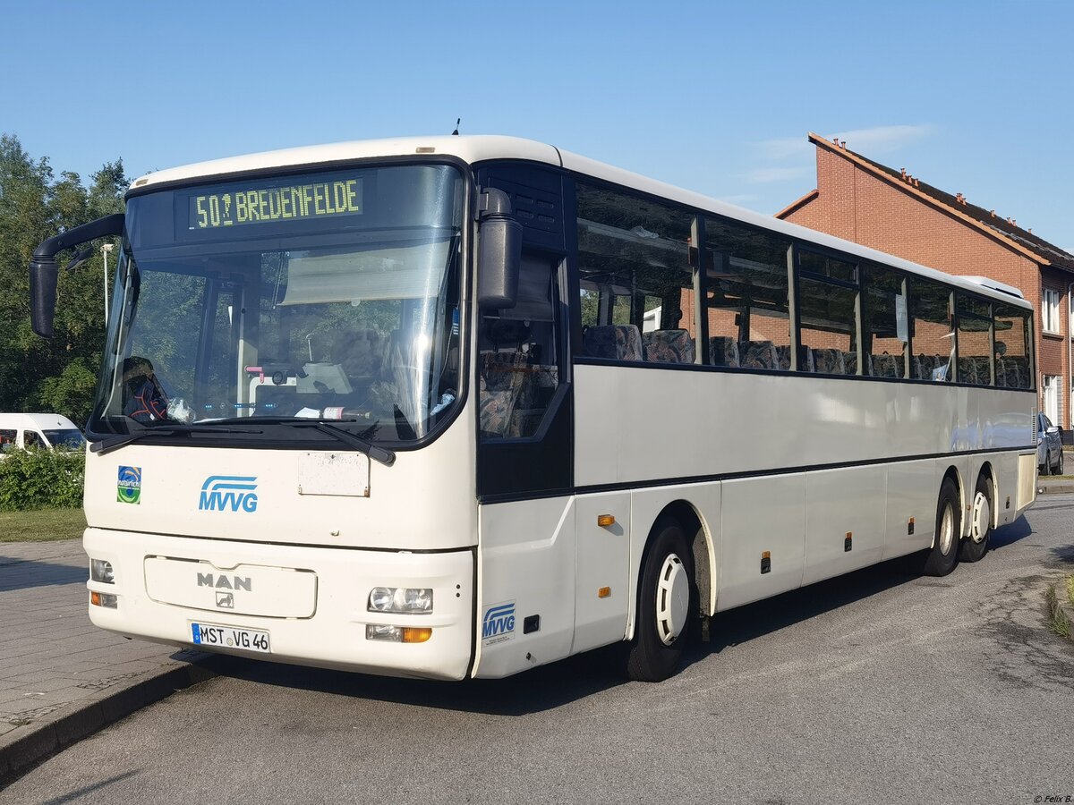 MAN ÜL 313 der MVVG in Burg Stargard.