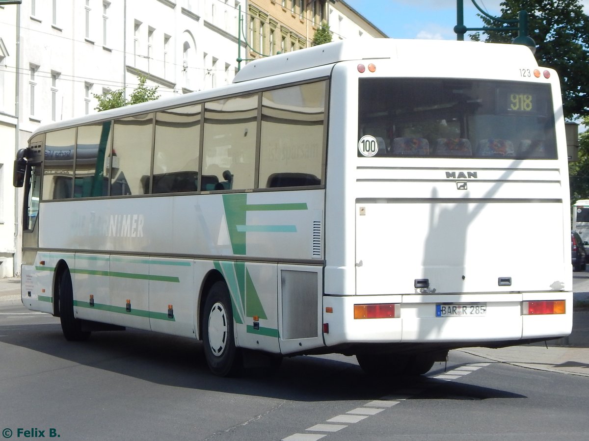 MAN ÜL 313 von Schramm's-Reisen aus Deutschland in Eberswalde.