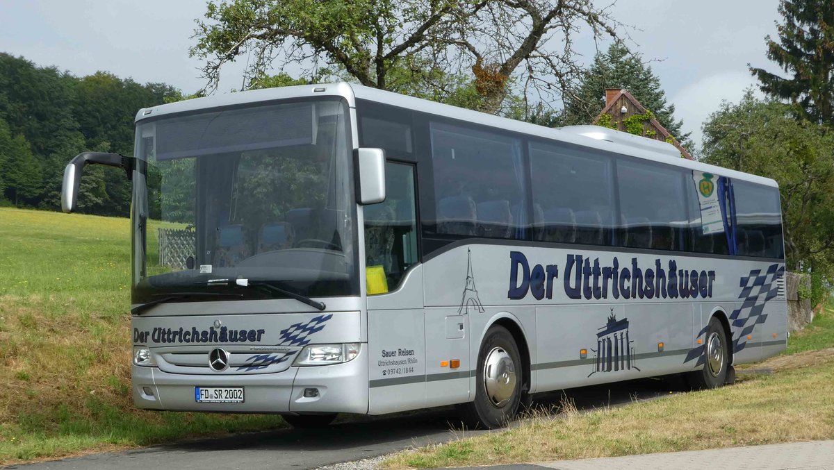 MB Tourismo von SAUER-REISEN  Der Uttrichsh�user  gesehen im Juli 2019