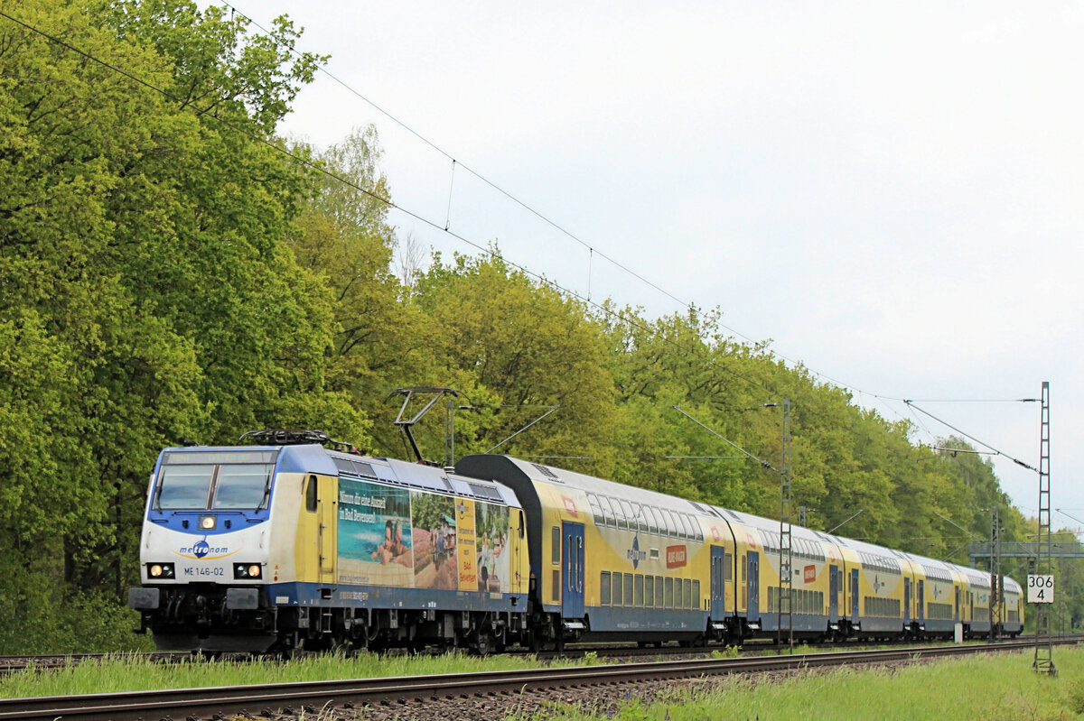 ME 146-02 ist auf den Weg nach Bremen. Tostedt - Dreihausen, 26.05.2021