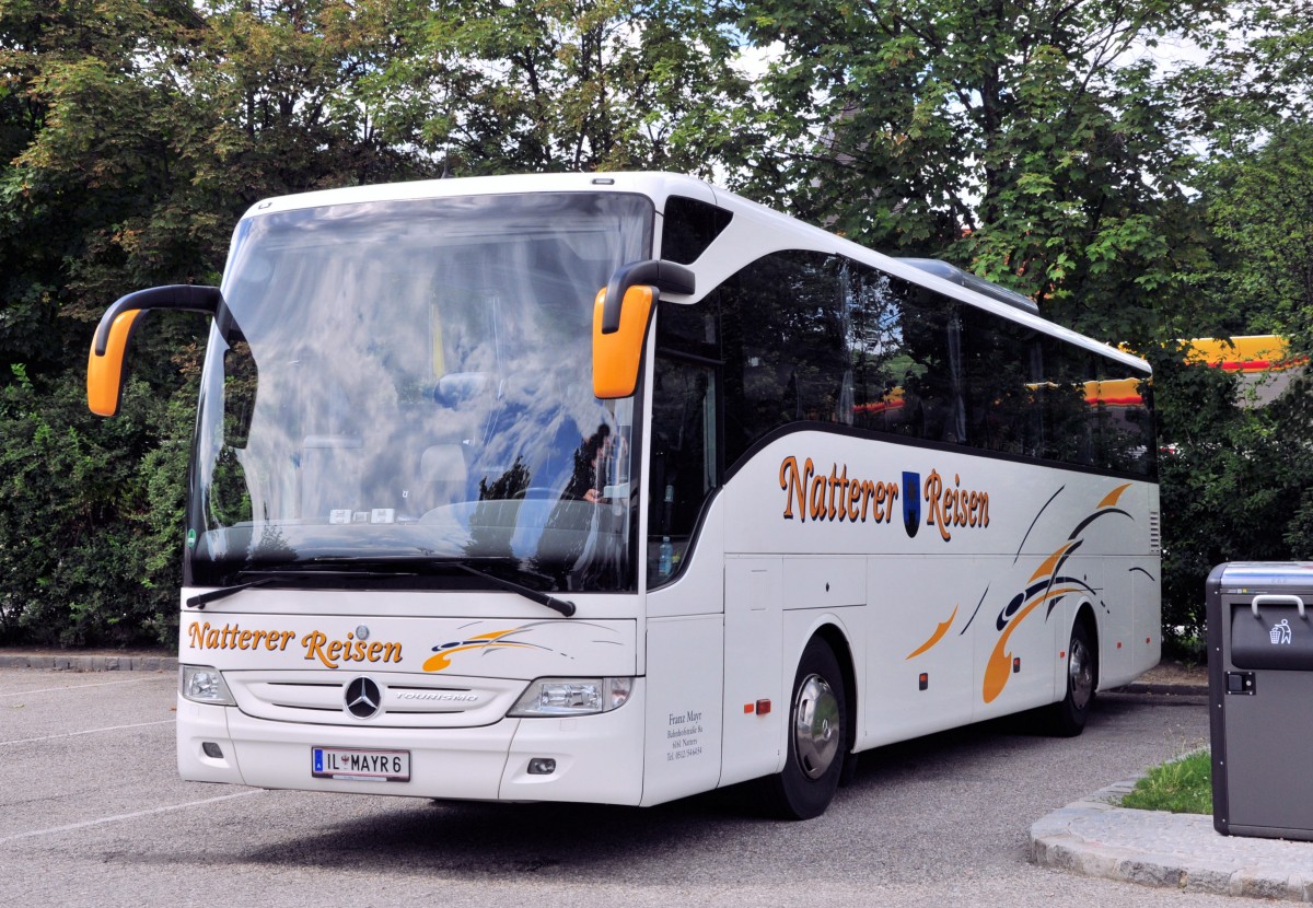 MERCEDES BENZ TOURISMO von NATTERER Reisen / sterreich am 5.7.2013 in Krems an der Donau.