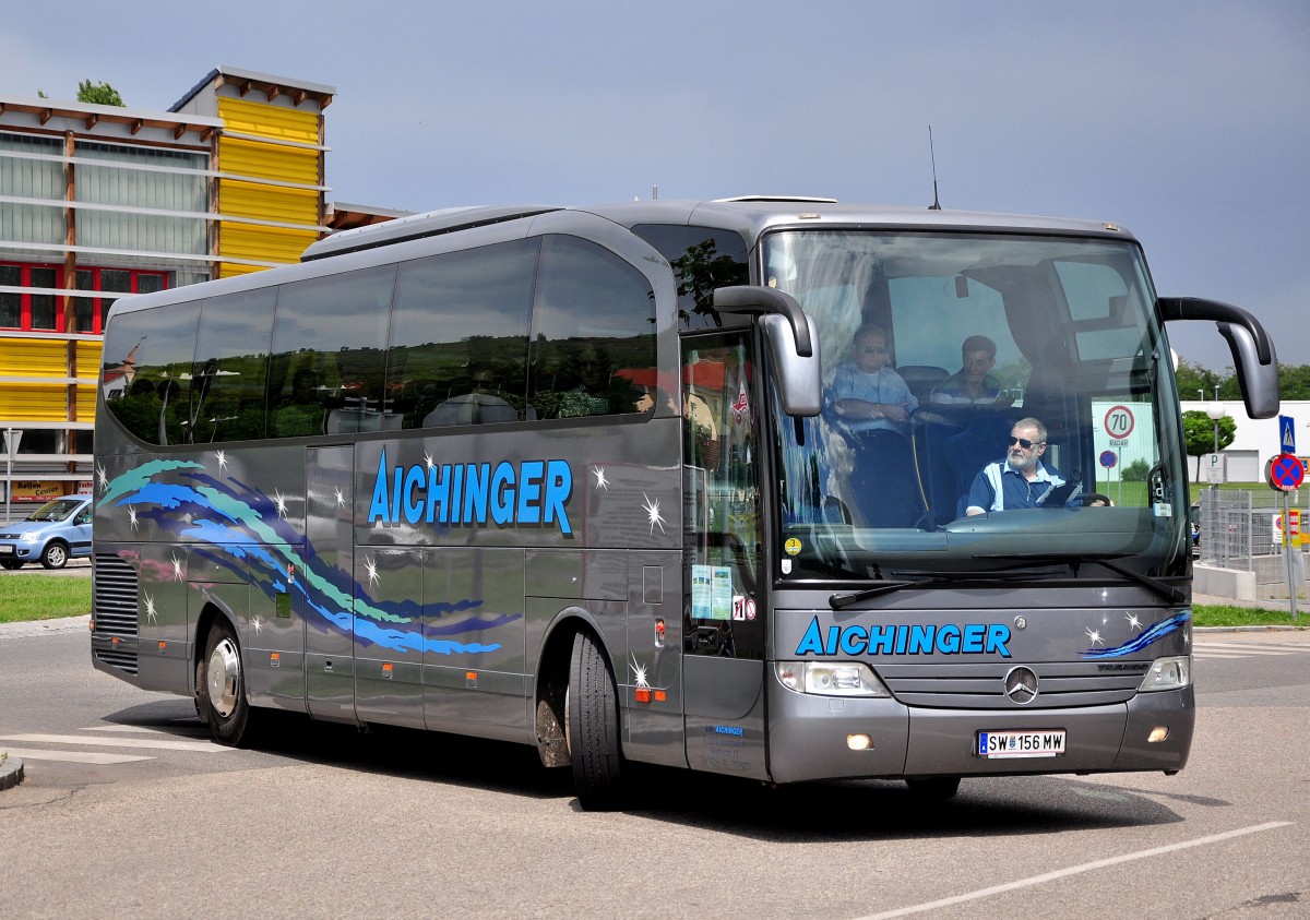 Mercedes Benz Travego von Aichinger Reisen aus �sterreich am 24.Mai 2014 in Krems.
