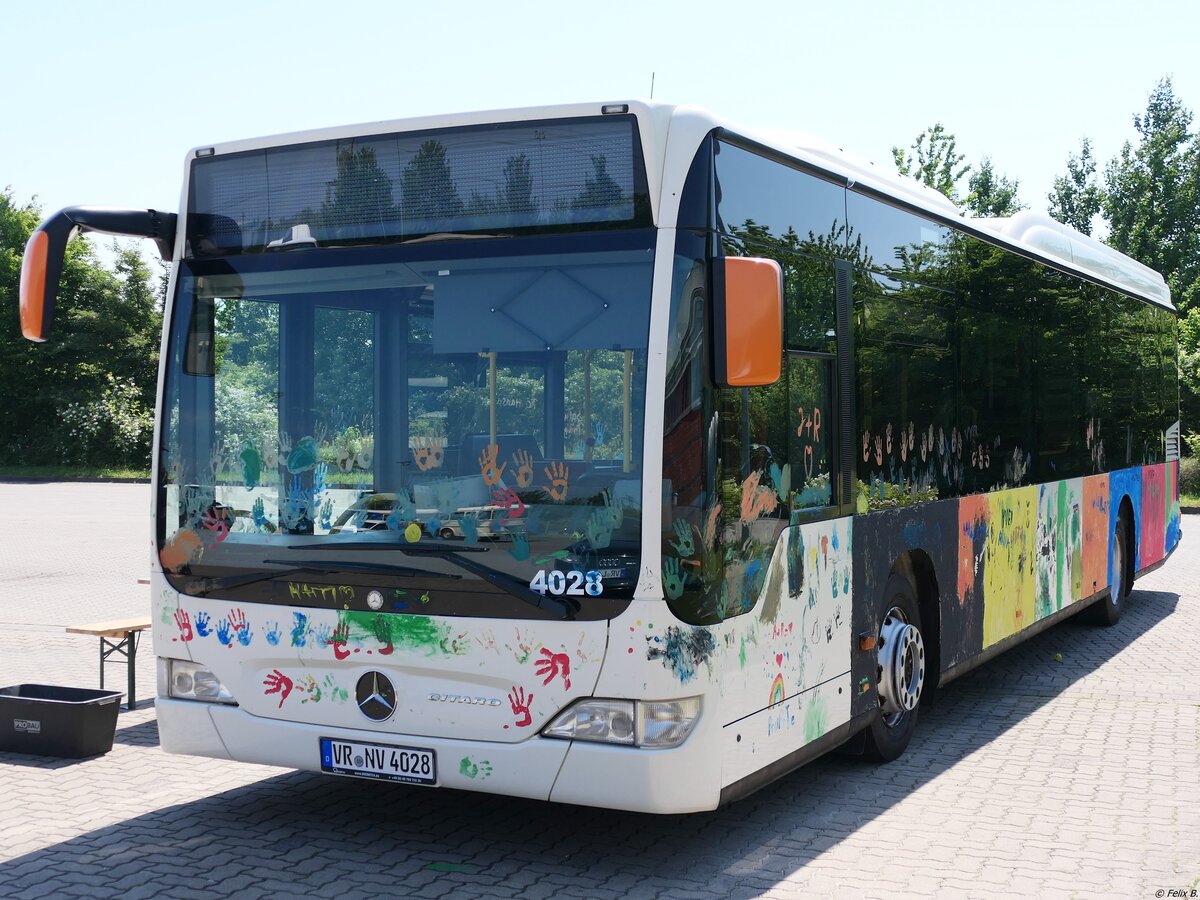 Mercedes Citaro Facelift LE der VVR (exex Zuklinbus, ex Brutscher Reisen _ OA-TK 129) in Stralsund.