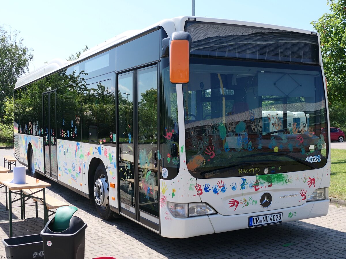 Mercedes Citaro Facelift LE der VVR (exex Zuklinbus, ex Brutscher Reisen _ OA-TK 129) in Stralsund.