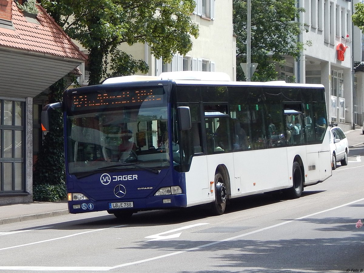 Mercedes Citaro I von LVL Jger in Ludwigsburg.