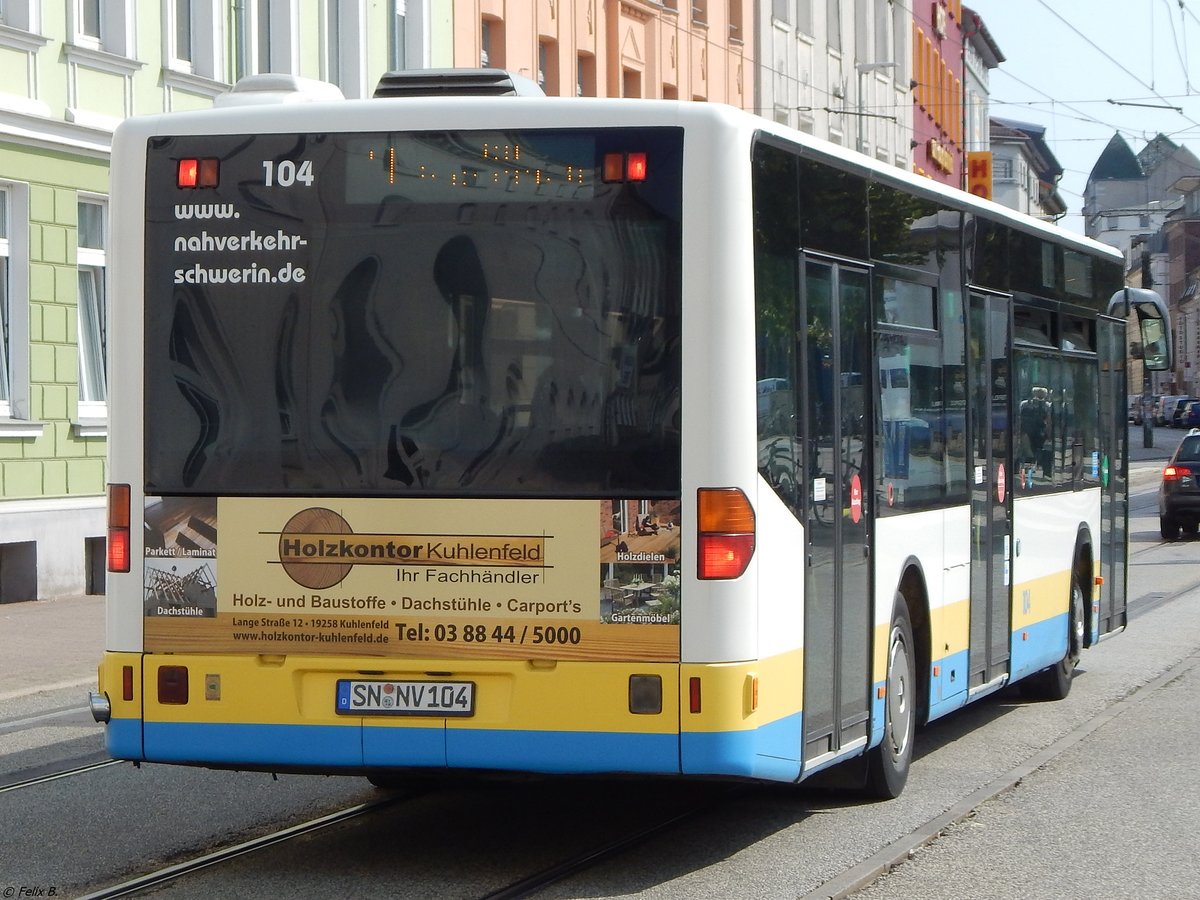 Mercedes Citaro I vom Nahverkehr Schwerin in Schwerin.
