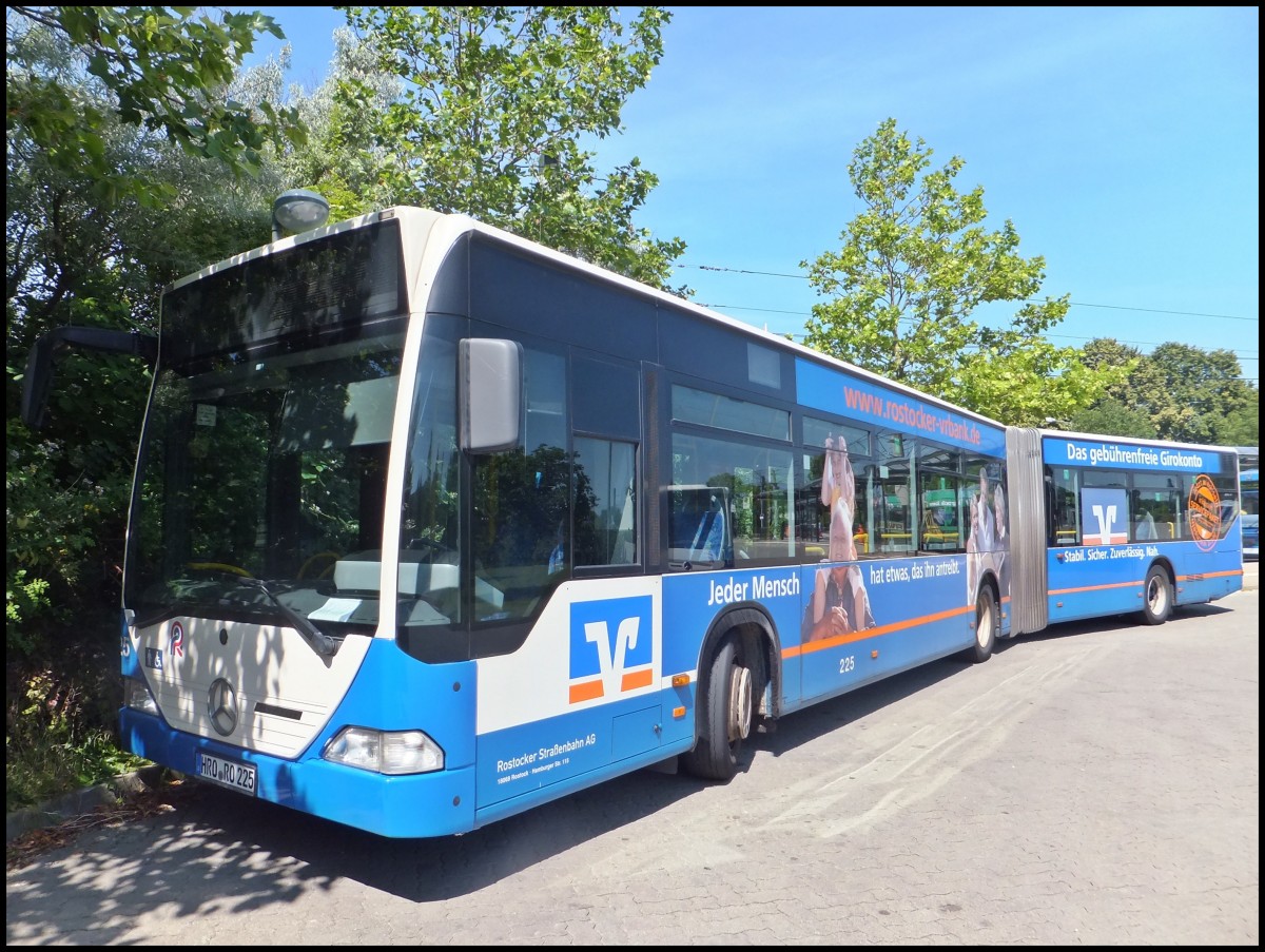 Mercedes Citaro I der Rostocker Stra�enbahn AG in Rostock.
