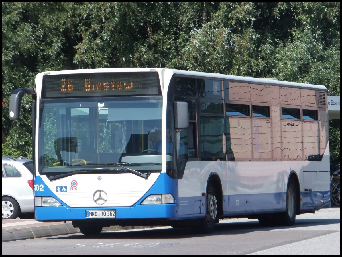Mercedes Citaro I der Rostocker Stra�enbahn AG in Rostock.