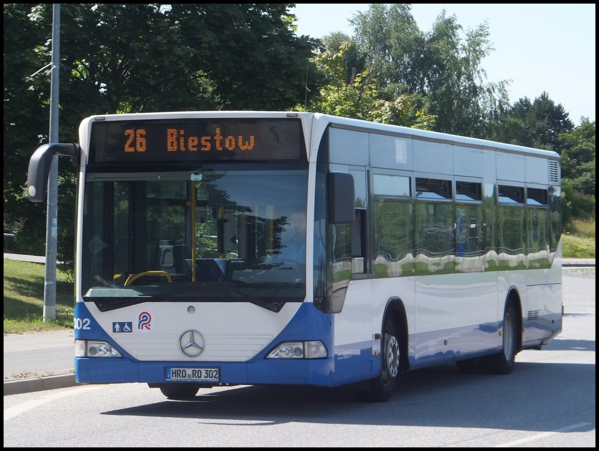 Mercedes Citaro I der Rostocker Stra�enbahn AG in Rostock.