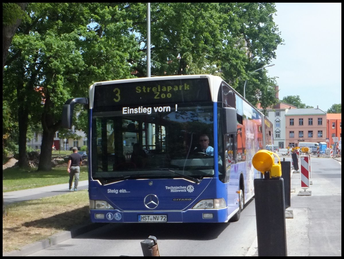 Mercedes Citaro I der Stadtwerke Stralsund in Stralsund.