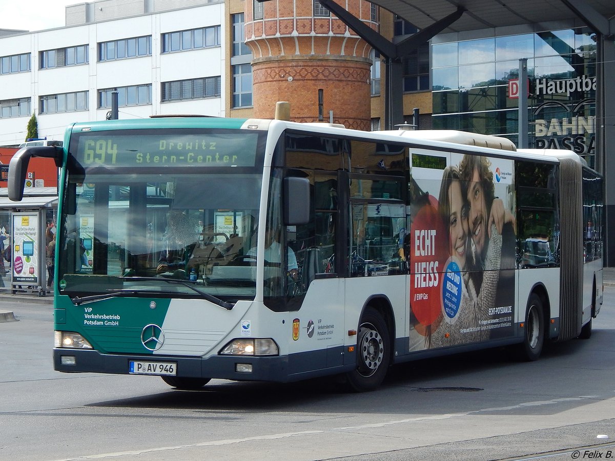 Mercedes Citaro I vom Verkehrsbetrieb Potsdam in Potsdam. 