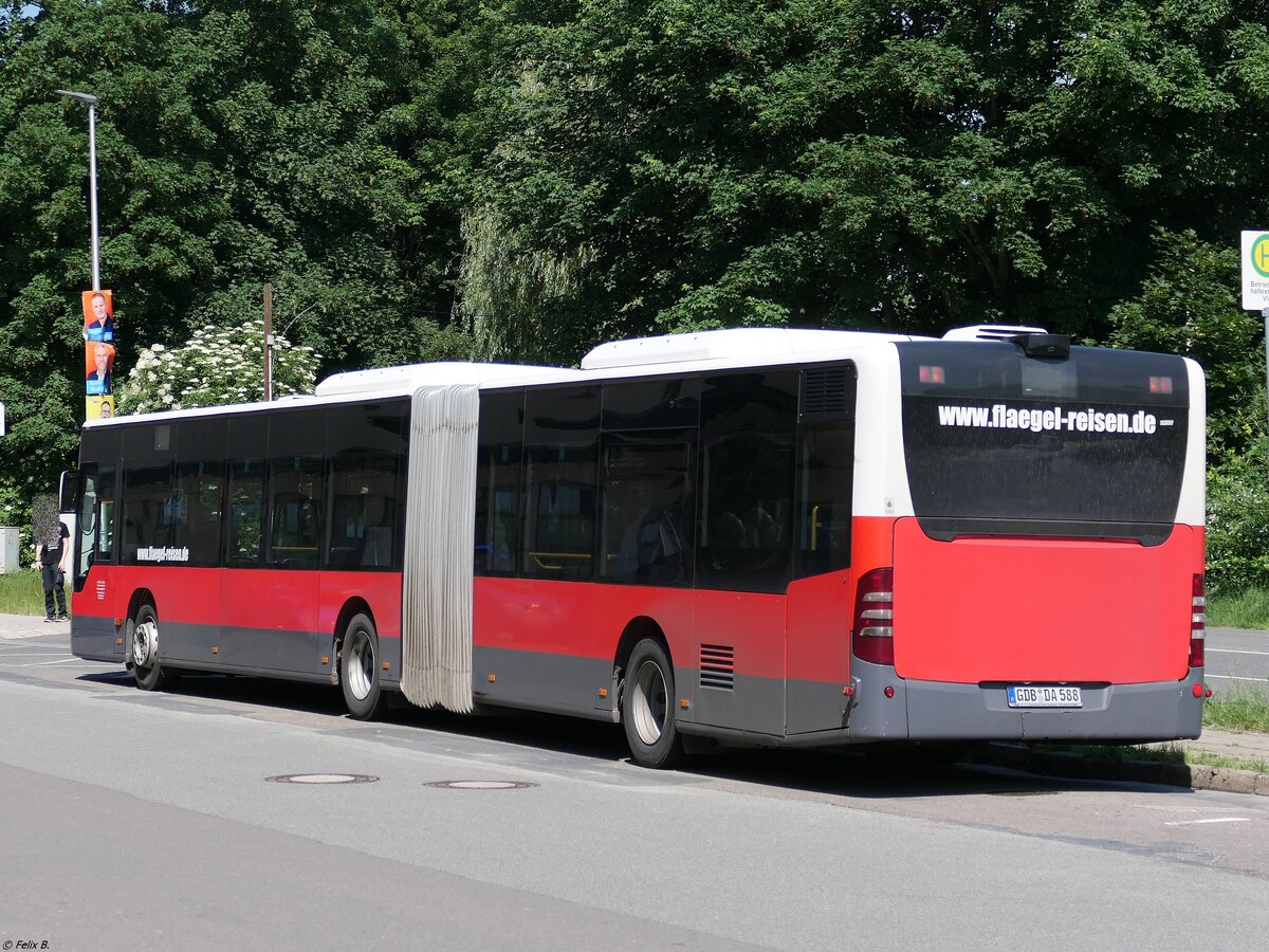 Mercedes Citaro II von Flaegel Reisen aus Deutschland in Stralsund.