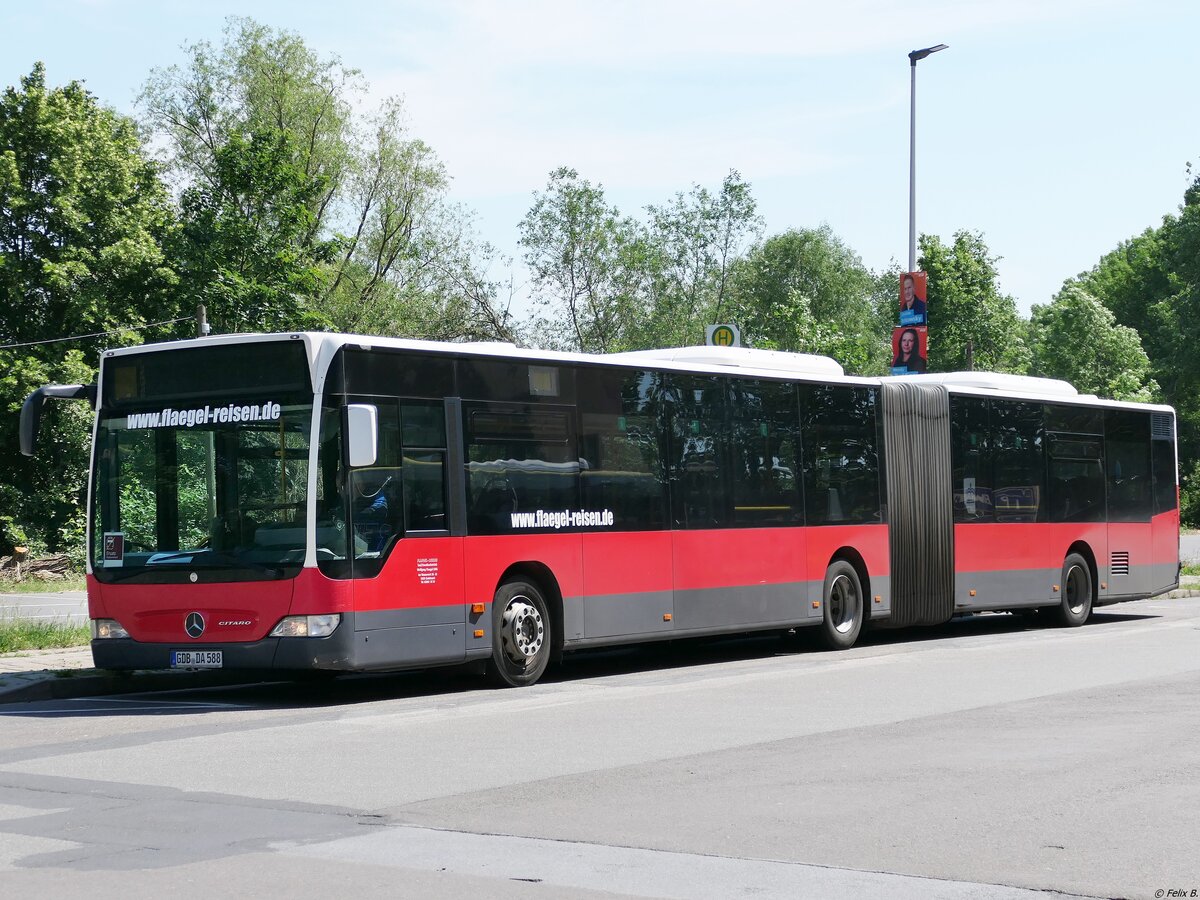 Mercedes Citaro II von Flaegel Reisen aus Deutschland in Stralsund.