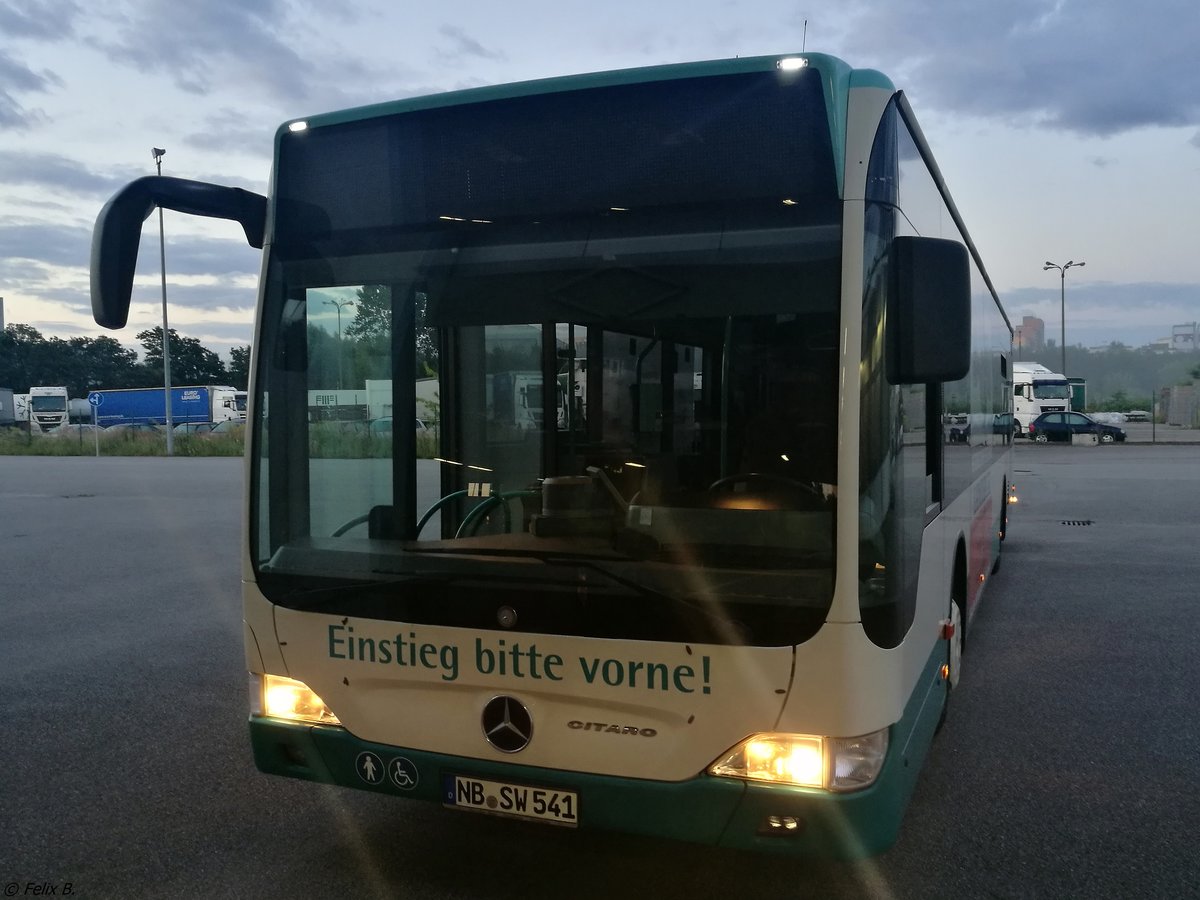 Mercedes Citaro II der Neubrandenburger Verkehrsbetriebe in Neubrandenburg.