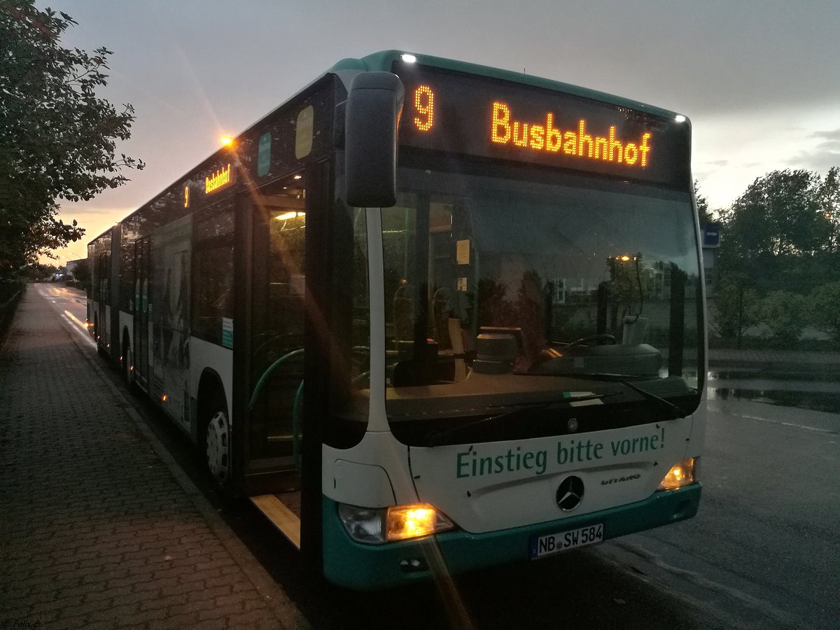 Mercedes Citaro II der Neubrandenburger Verkehrsbetriebe in Neubrandenburg.