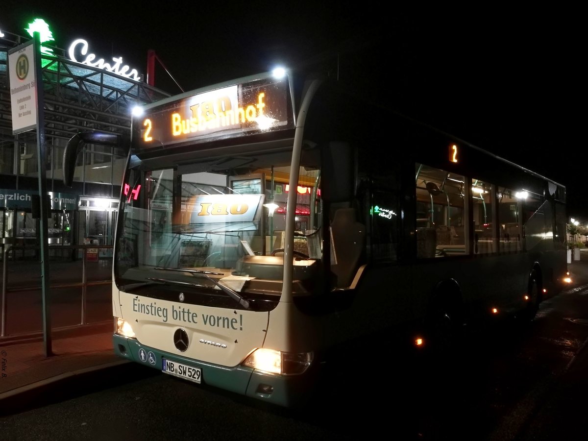 Mercedes Citaro II der Neubrandenburger Verkehrsbetriebe in Neubrandenburg.